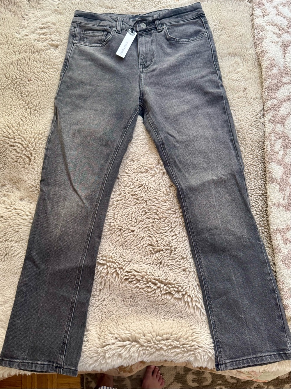 Sanctuary Women’s Gray Straight-Leg Jeans